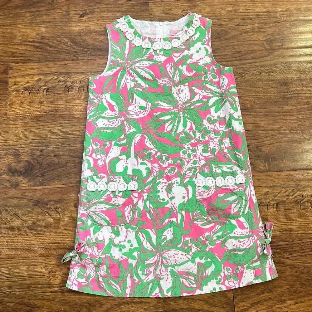 Lilly Pulitzer girls shift dress 10